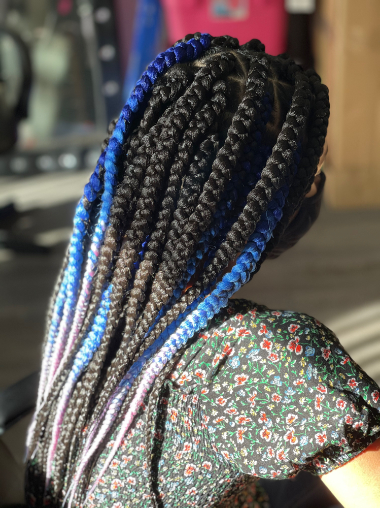 Medium Box Braids