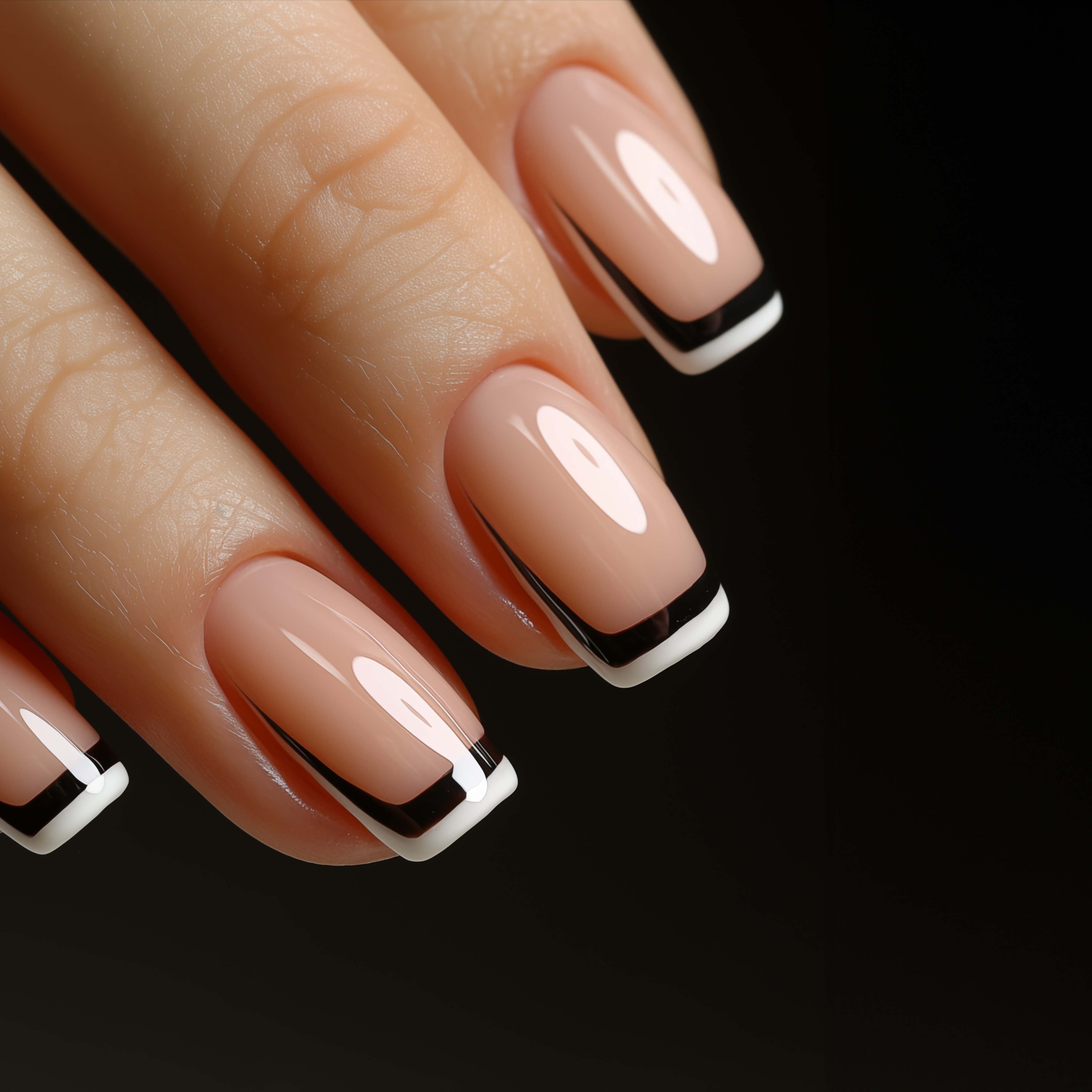 Russian Structured Hard Gel Overlay at KLS Waterless Nail Bar in Corning, NY