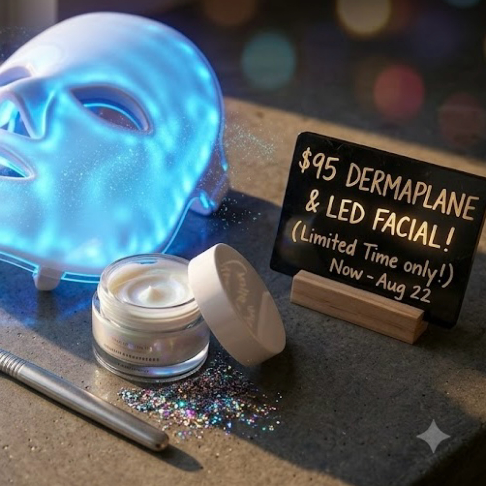 Dermaplane LED facial Sale at Bonita Esthetics in Fort Worth, TX