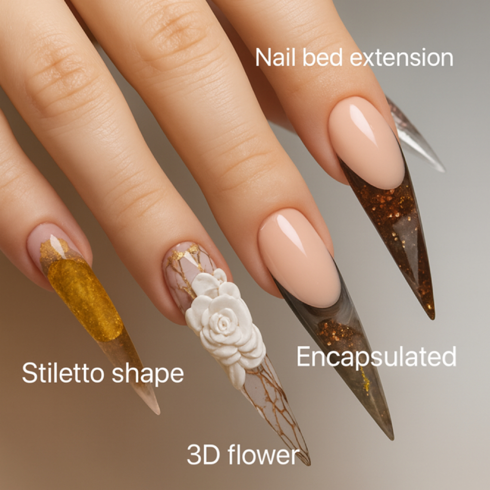 Hard Gel , Poly Gel Extension at Kayleigh Nail Studio in New York, NY
