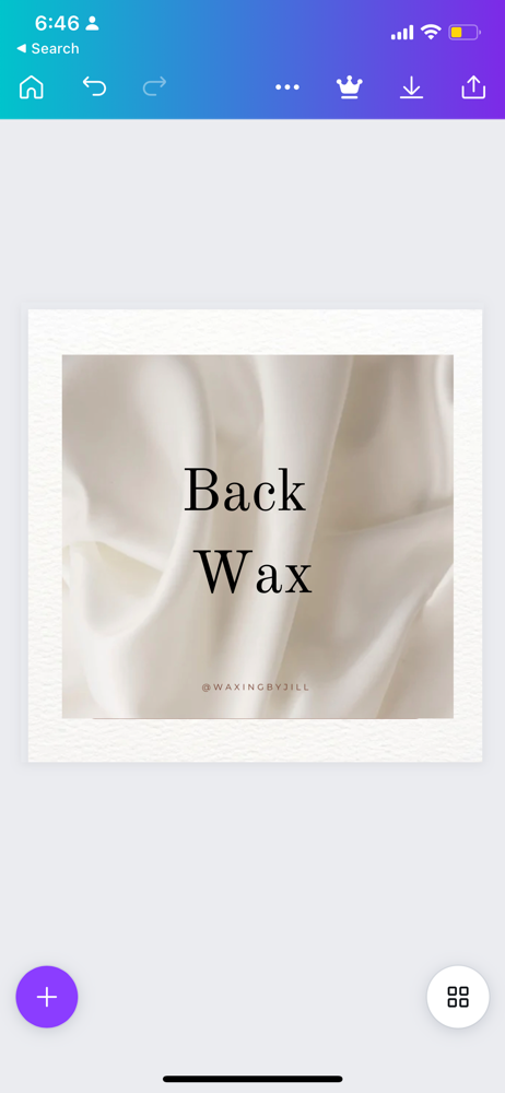 Back Wax