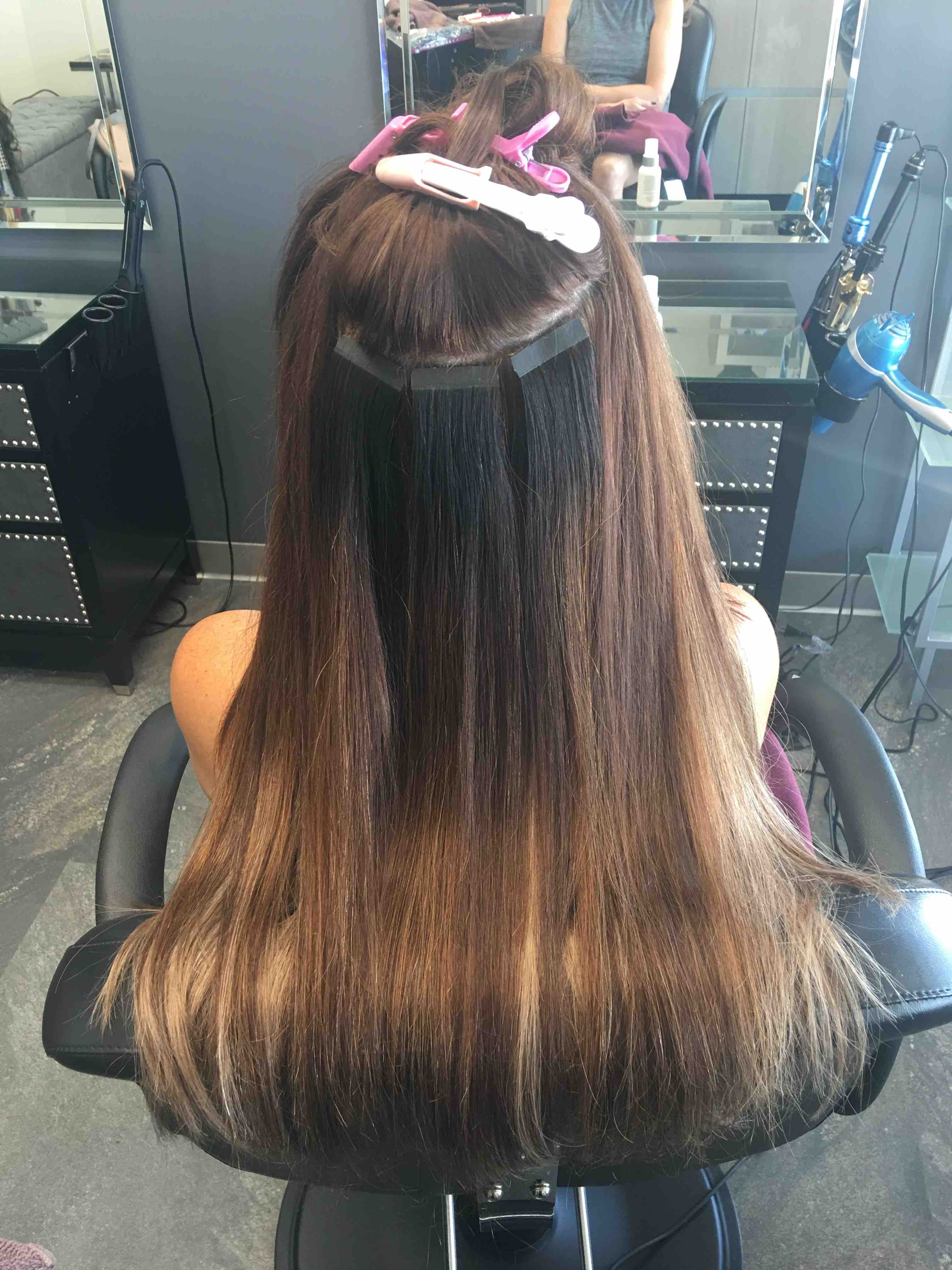 Tape In extensions Removal / Retape