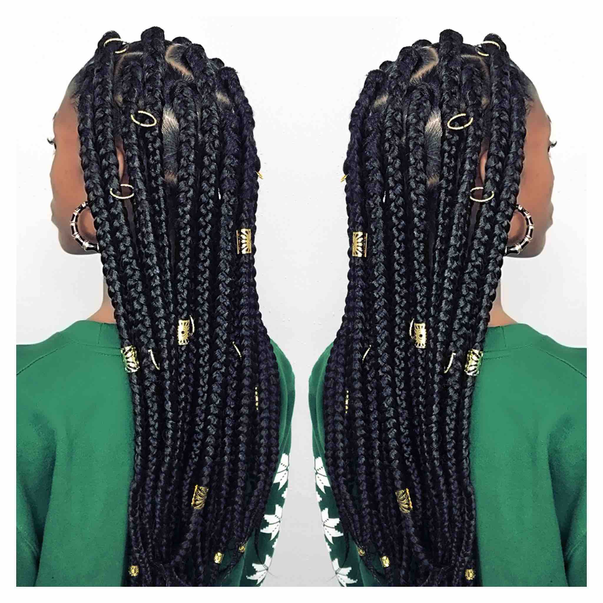 Large Box Braids