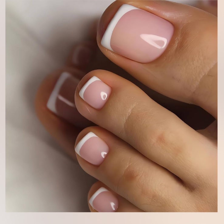Toes Acrylic And Poly Gel Overlay at Authentica Nails Salon in Cranston, RI