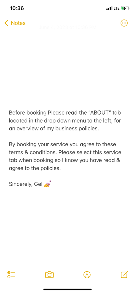 Read Before Booking !