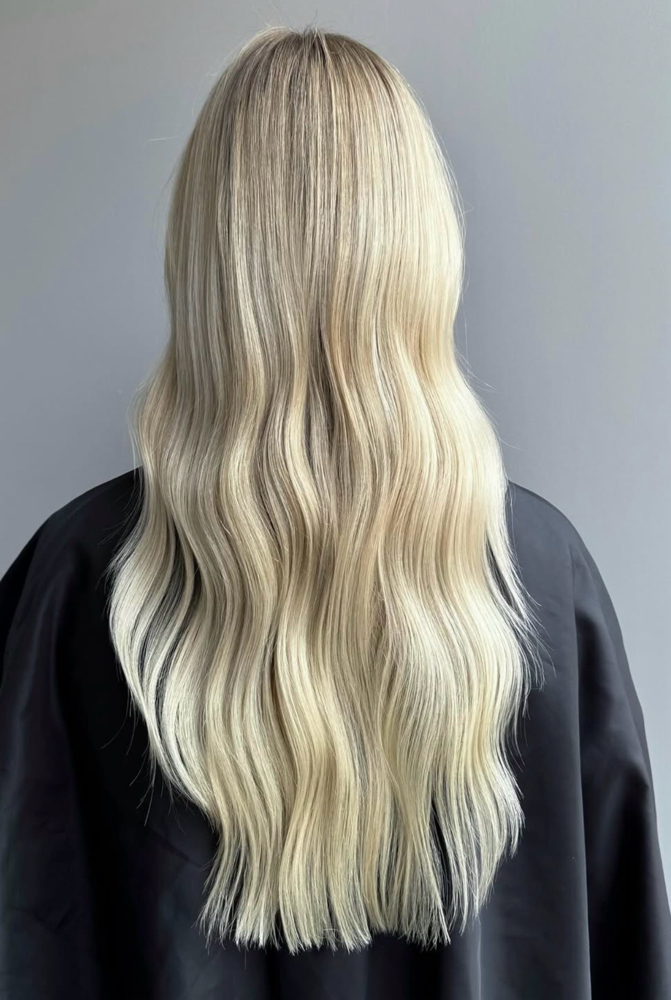 Full Head Of Blonde Babylights