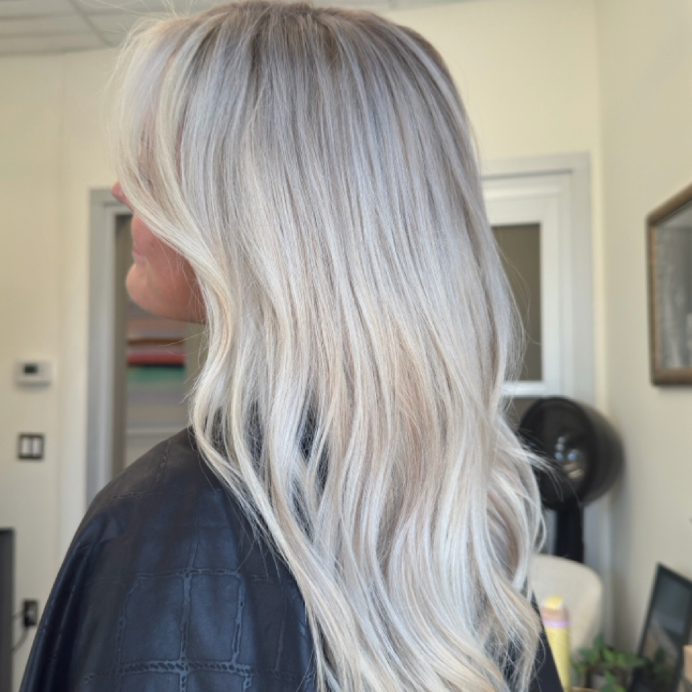 Full Head Of Blonde Babylights at Hannah Simone Salon + Spa in Arlington Heights, IL