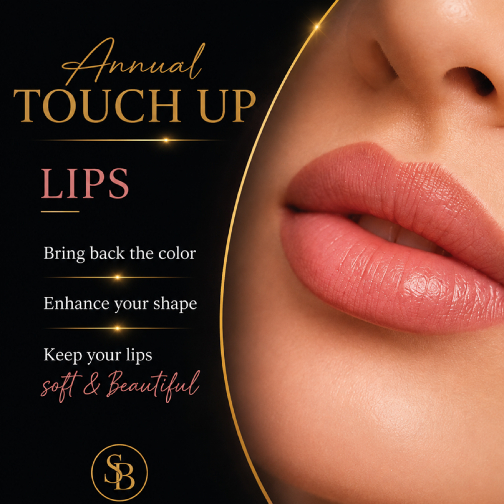 Annual Lip-Blush Touch Up at Simple Beauty Glam | 3D Areola & Procell Microchanneling in Apollo Beach, FL