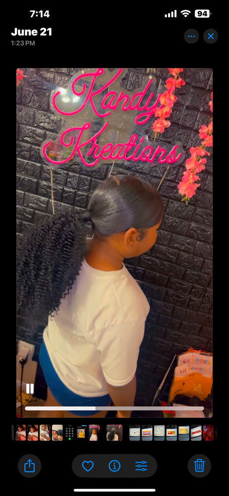 Sleek Ponytail