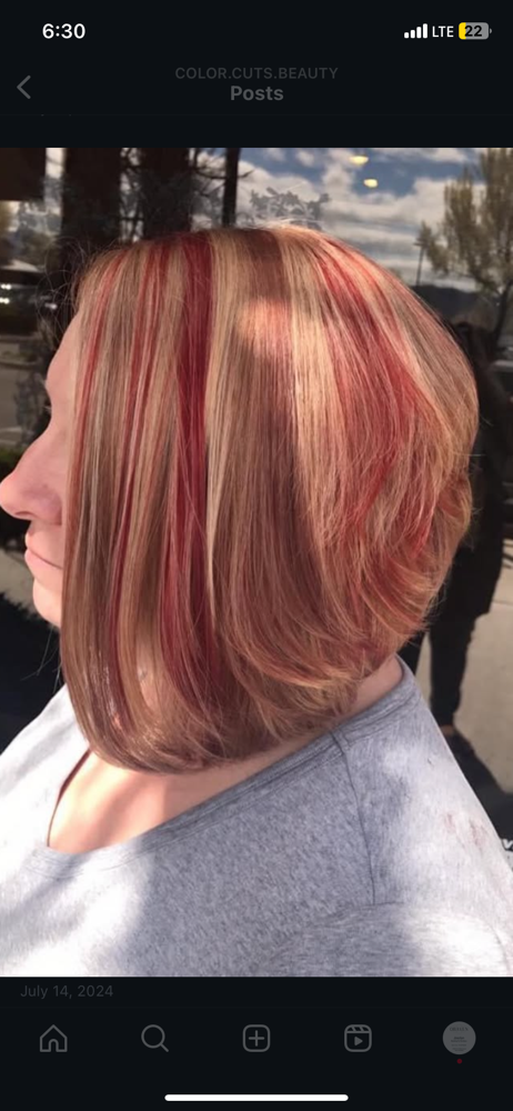 Partial Highlights/ Crown Area
