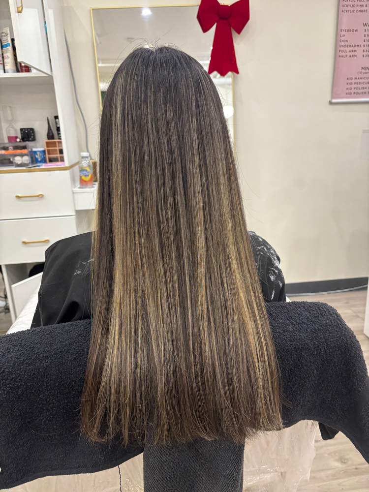 Full Head Highlight With Haircut