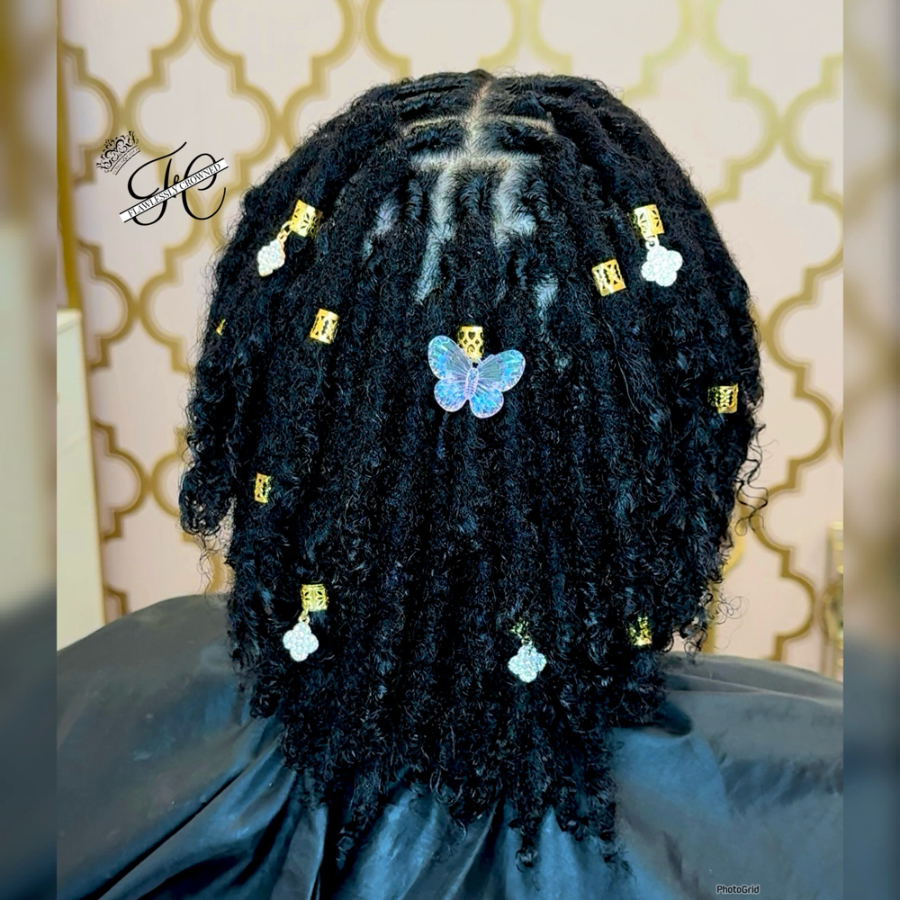 Loc Retwist at Flawlessly Crowned Beauty Salon in Chesapeake, VA