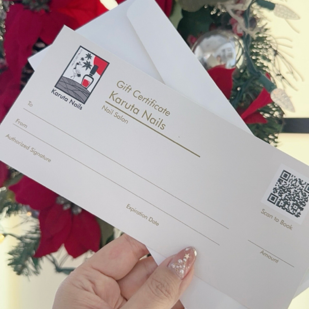Gift Certificate at Karuta Nails in Rowland Heights, CA