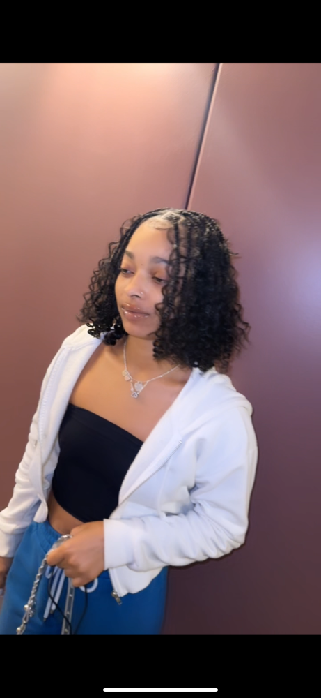Medium Boho Knotless Bob
