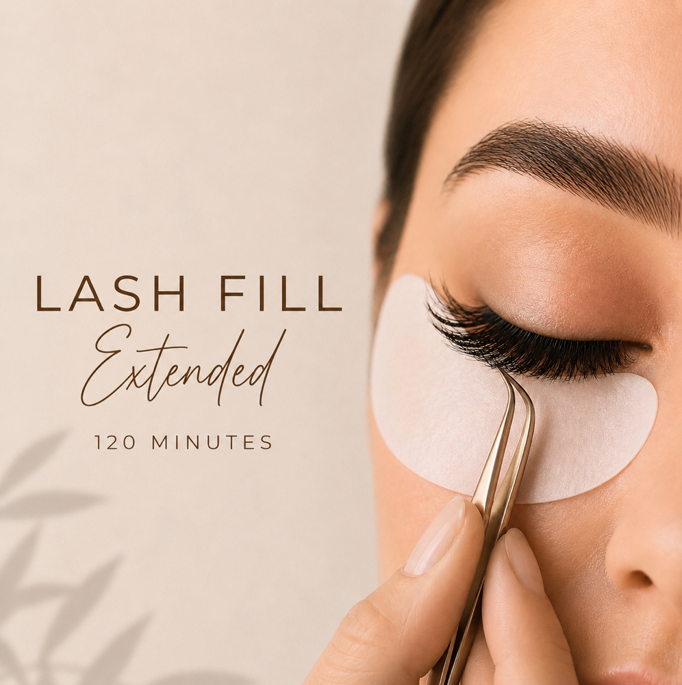 Lash Fill - Extended 120 Minutes at Beauty by Chelsea J Waxing • Lashes • Brows • Permanent Jewelry in Riverside, CA