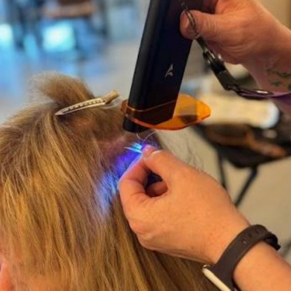 V Light Hair Extensions at Root & Strand in Toms River, NJ