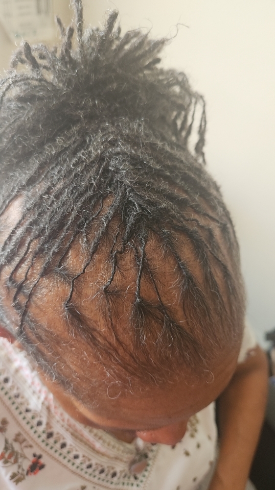 Roots Only Grey Coverage at NurishinSacredKnotts in Charlotte, NC