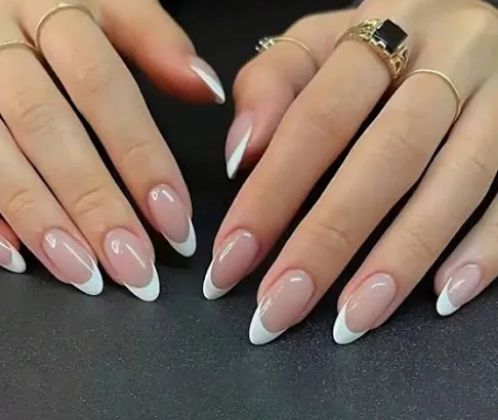Deep Oval French at Vivi Nails in Kansas City, MO