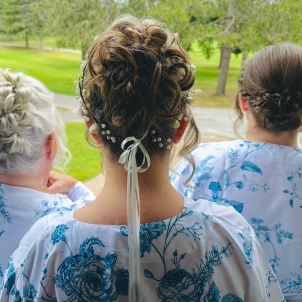 Anna Wedding at Kiki’s Beauty Service in Fairview, MI