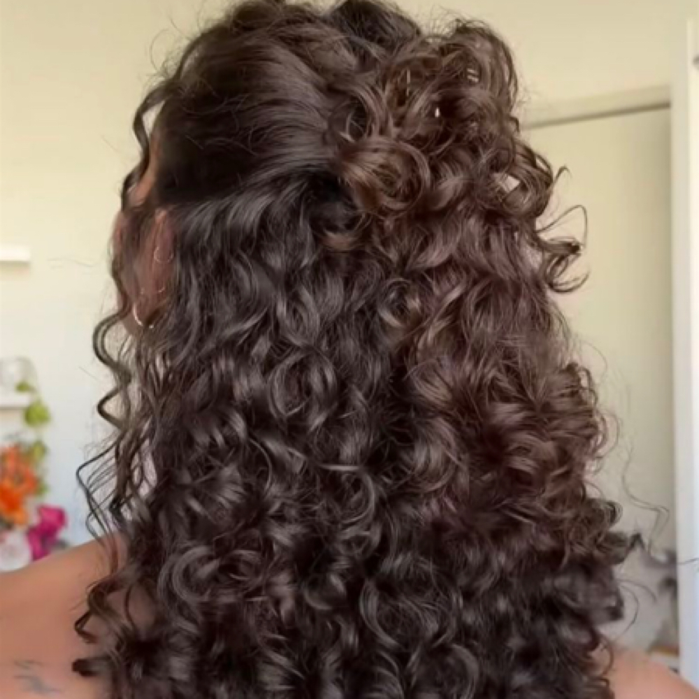 Curly Cut With Emily at Aurora Beauty Co. in Warrenton, MO