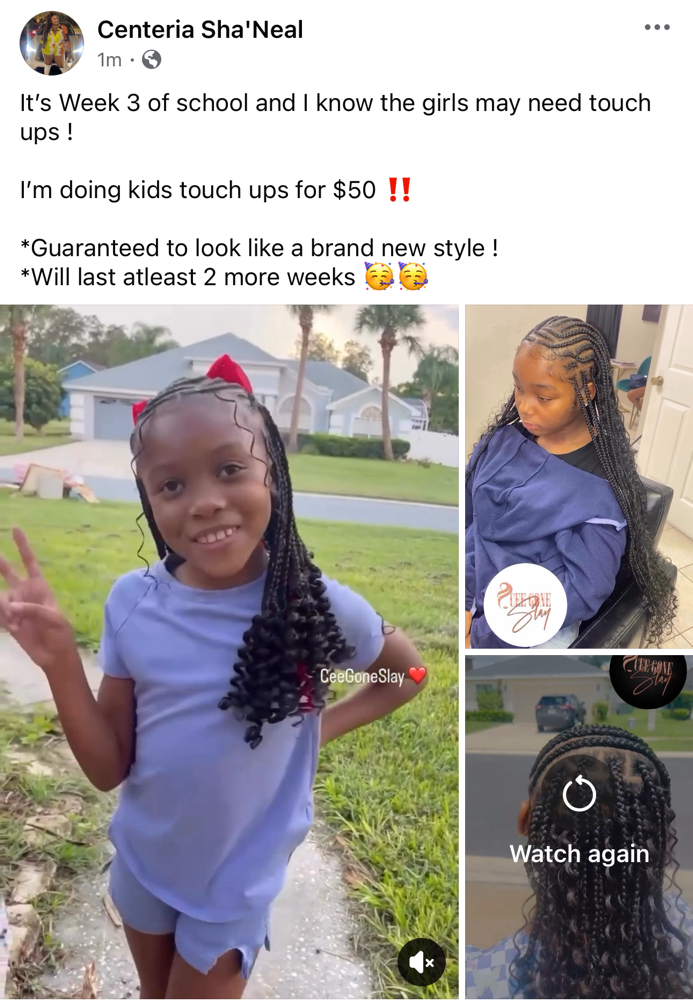 Kids Touch Ups