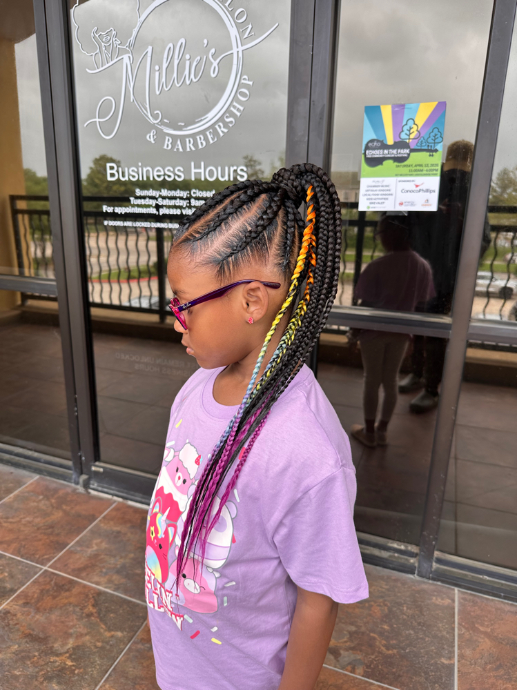 Feed-in Ponytail