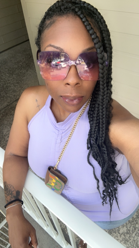Medium Knotless Braids