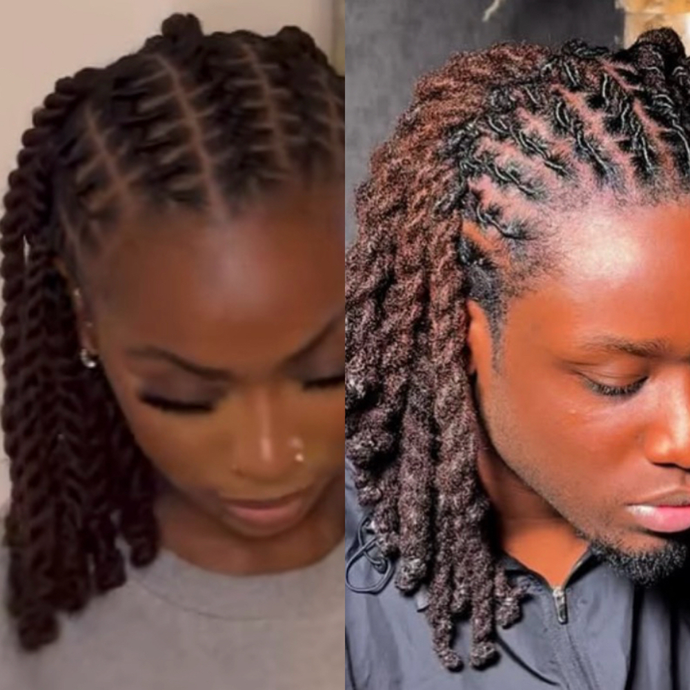 Loc Barrel Front & 2Strand Back at Tanesha  Brown in Valparaiso, FL