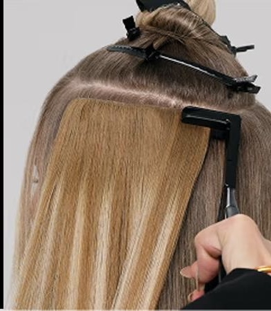 Tape-In Hair Extension Install at Hair by Missy in Harrisonville, MO