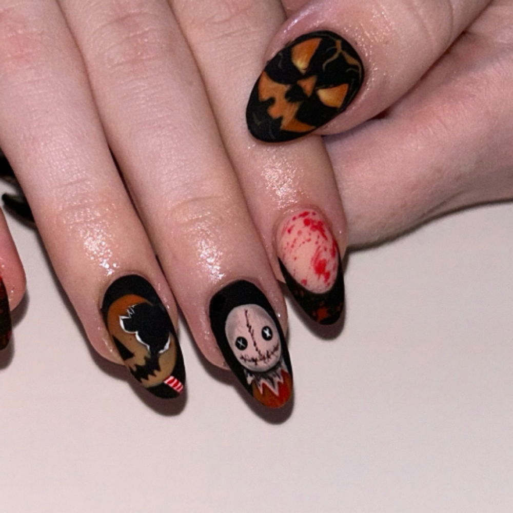 Character Nail Art at _nailedbycoco in Austin, TX