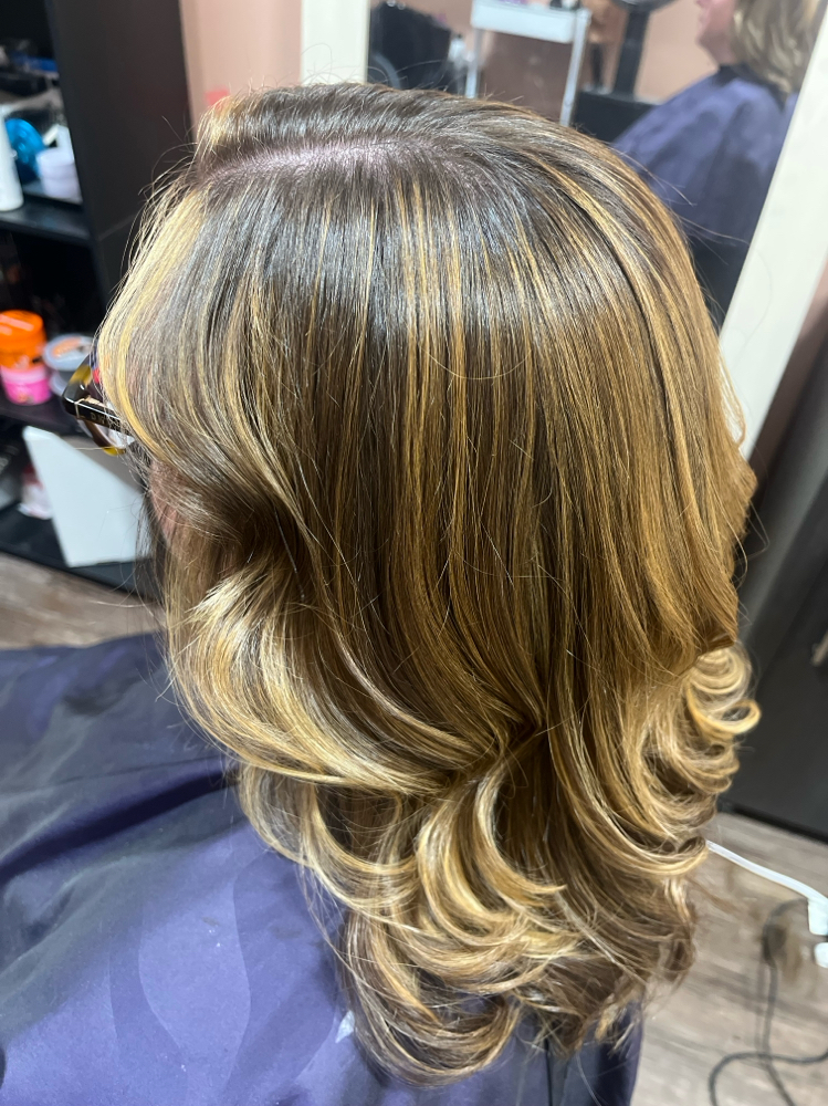 Balayage Hair Coloring at Velvet Crown salon in Memphis, TN