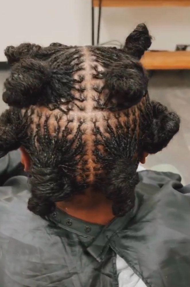 Sister Loc/micro Loc Install at Cute, Simple and Classy Beauty Lounge in Fairfield, CA