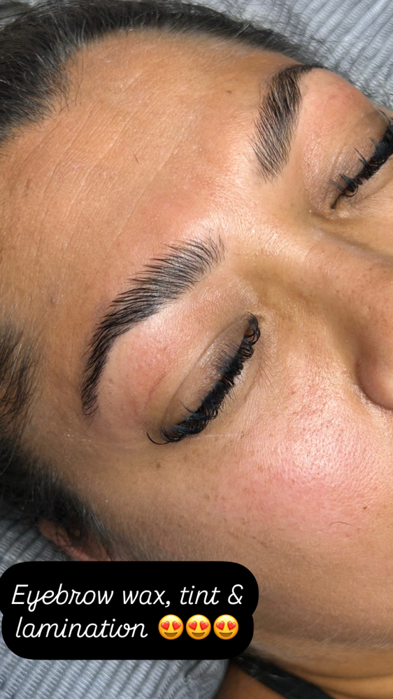 Wax, tint & lamination at WinksEsthetics in Hamden, CT