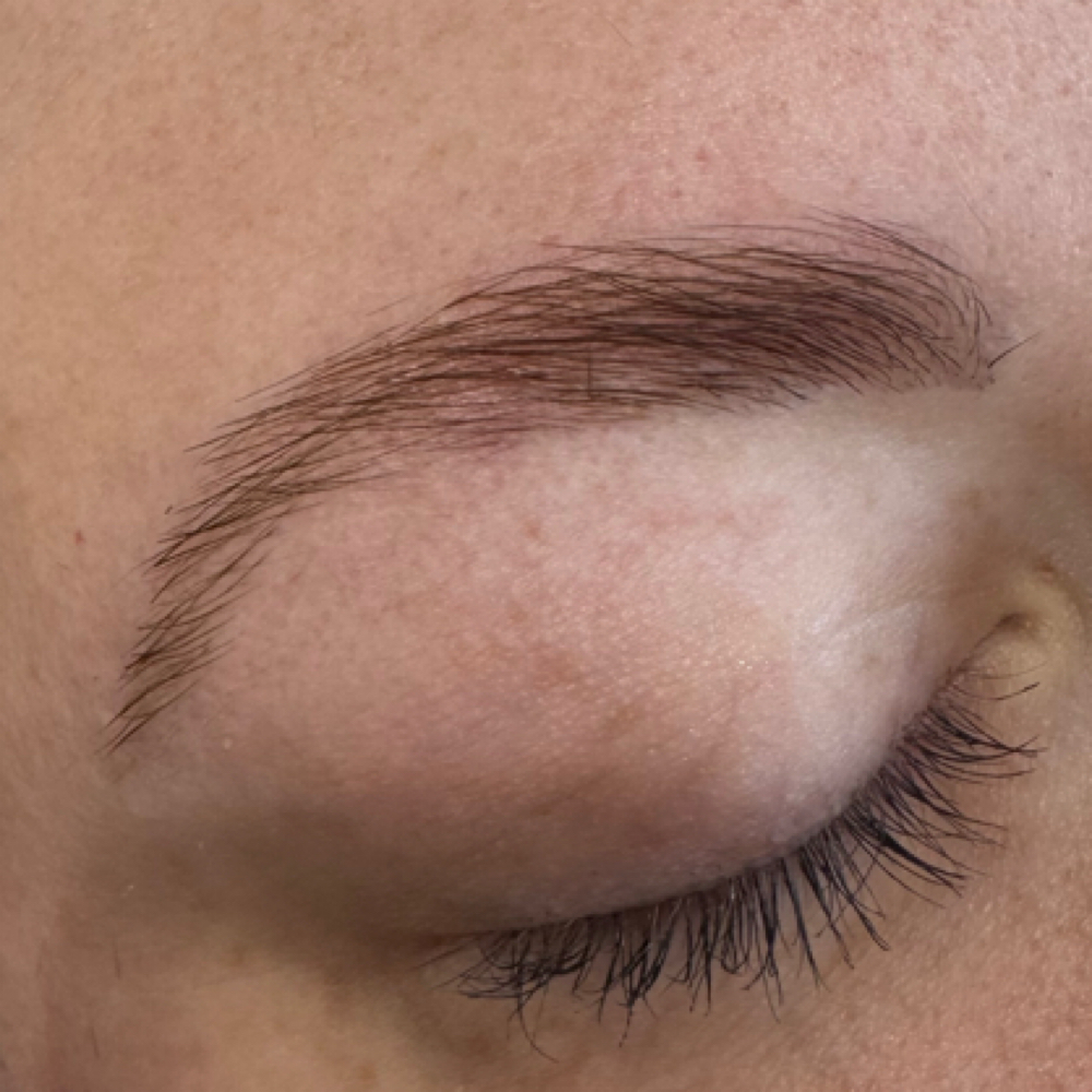 Brow Lamination With Tint at Serenity Salon in Akron, IA