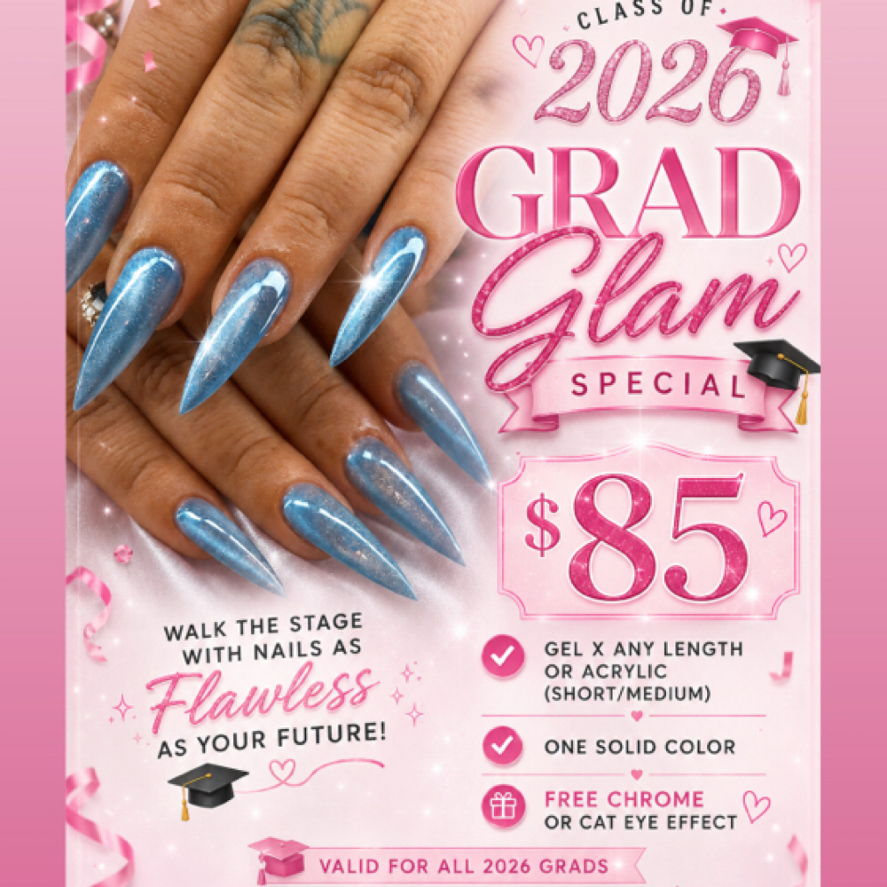 2026 Graduation Special at Nails By Ale in Los Angeles, CA