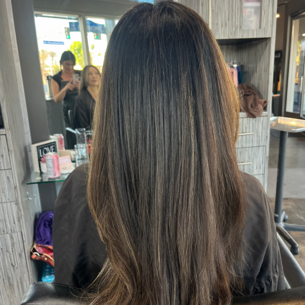 Wash Blow Dry Flat Iron at Hair Bestie Paige in Fullerton, CA