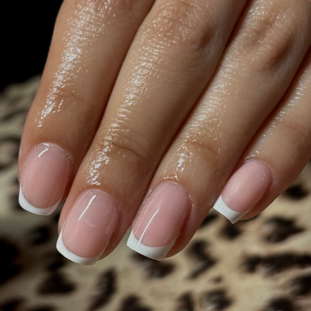 French Tips at Dolled Up Nails by Harley in saint.joseph, MO