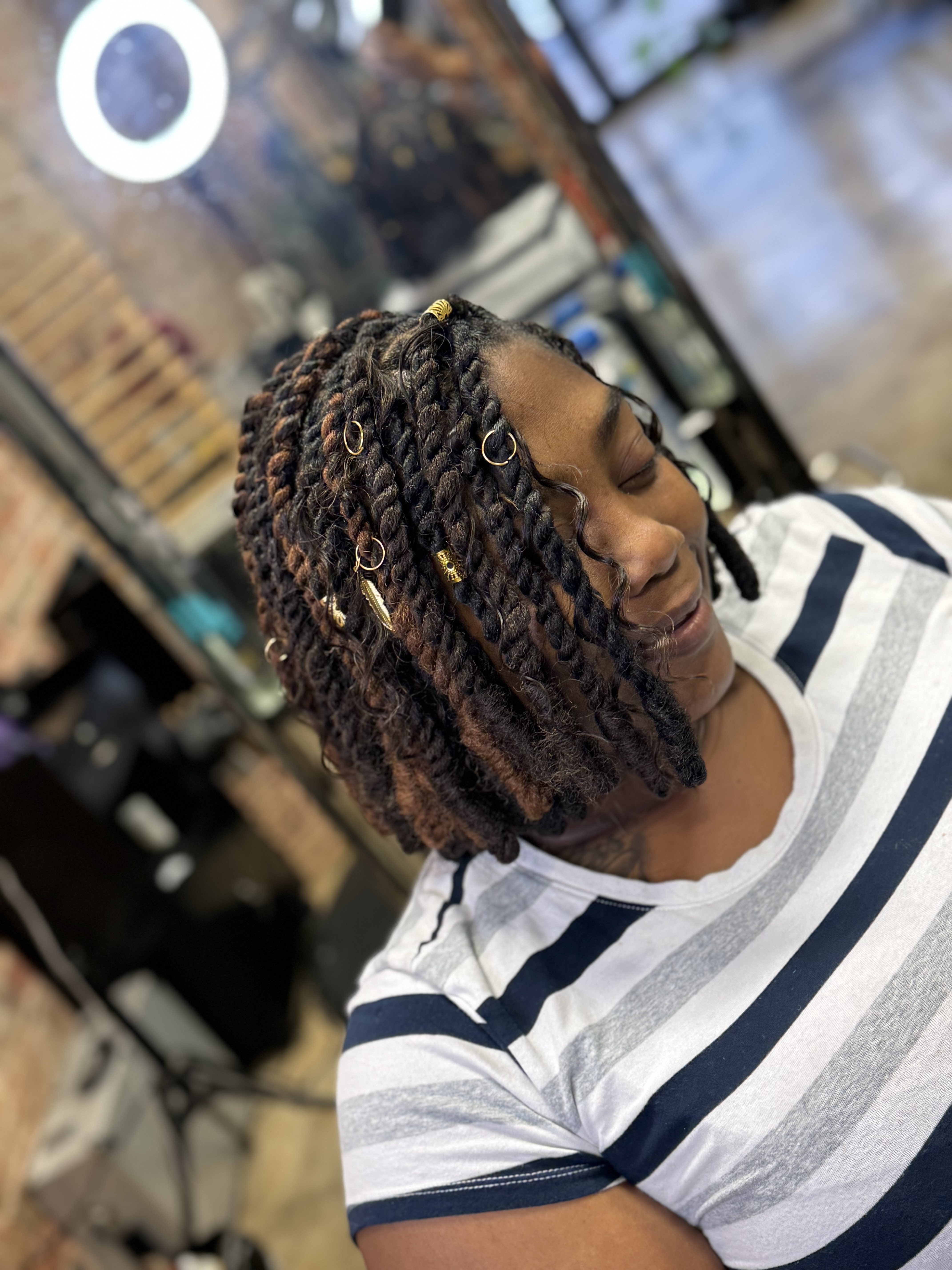Loc Bob W. Added Hair at Josiey Styles in Bossier, LA
