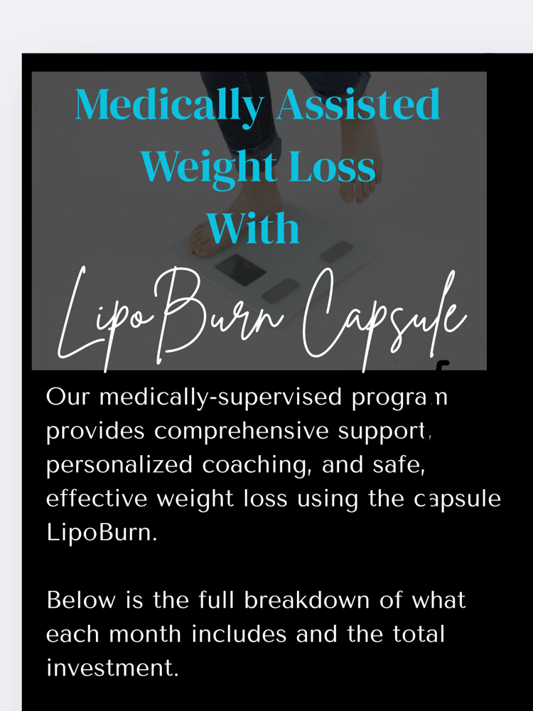 LIPOBURN CAPSULES at 4EVER Hydration & Wellness | IV Vitamin Drip | Weight Loss | HRT in Cypress, TX