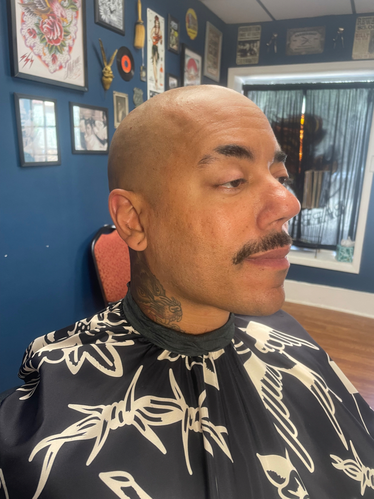 Straight Razor Head Shave