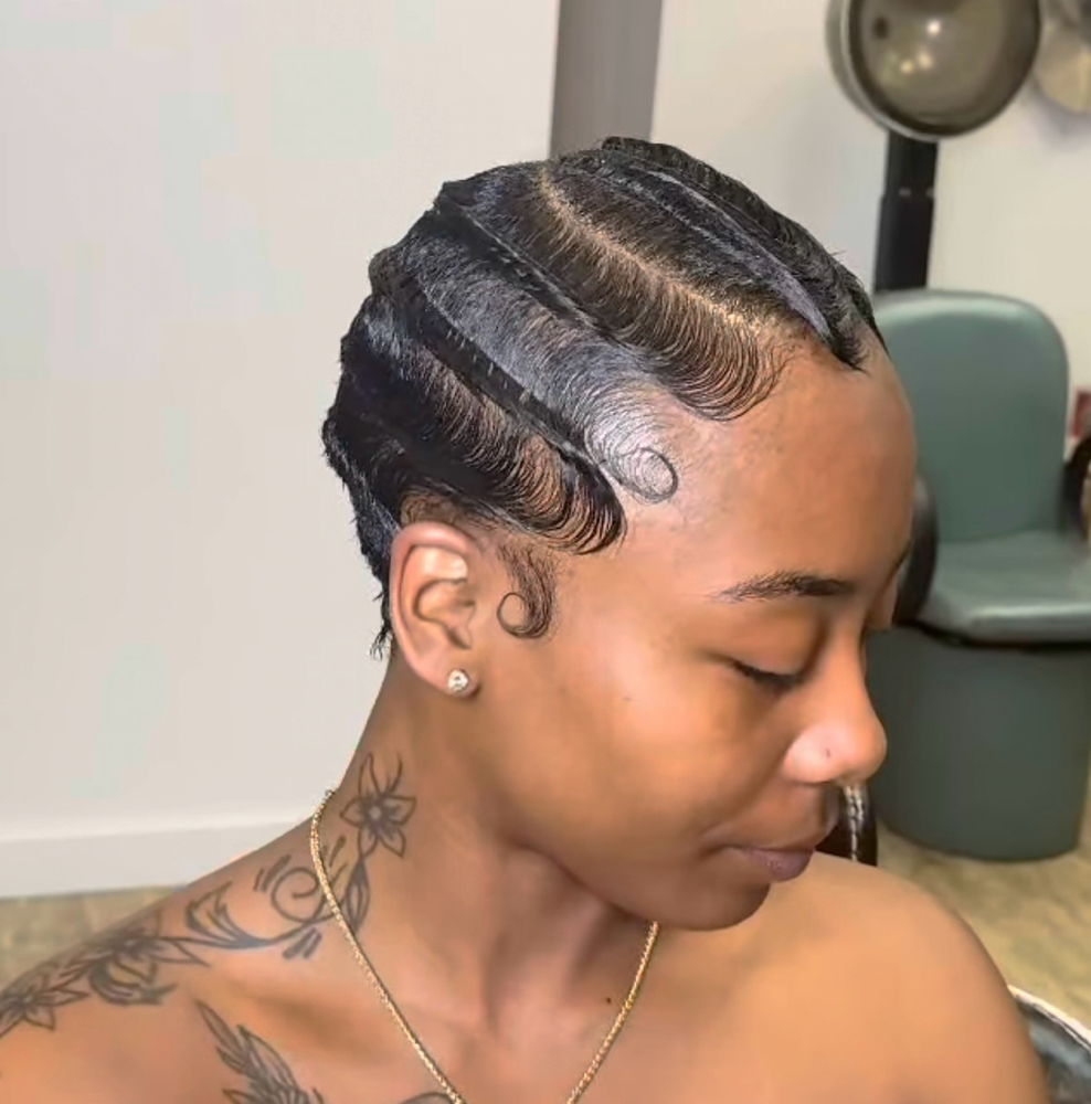 Finger Waves🌊 at Ultra Touch in Cleveland, OH