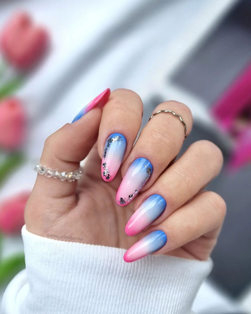 G Luxe Ombre Nail Design