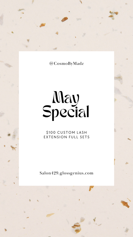 May Lash Extension Special-Full Set