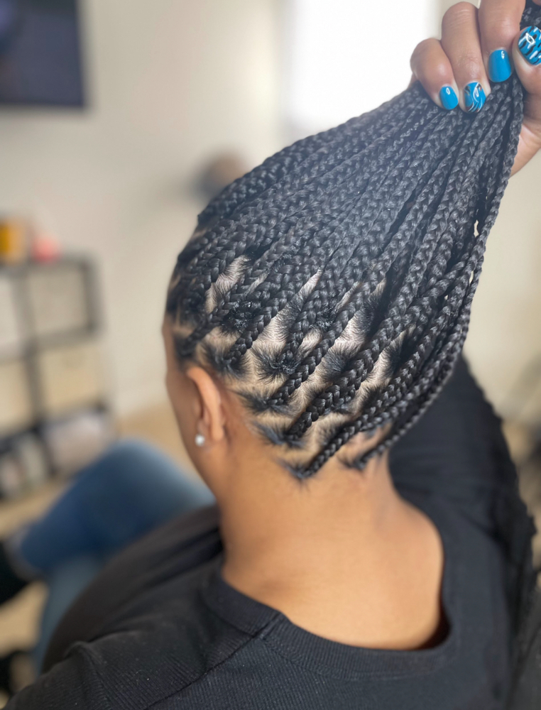 Medium Knotless Braids