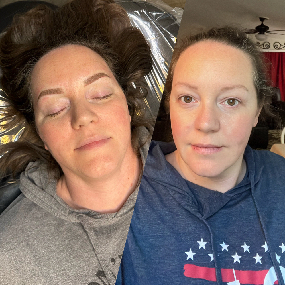 Ombre Powder Brow Annual Touch Up at Rae Artistry in Lexington Park, MD