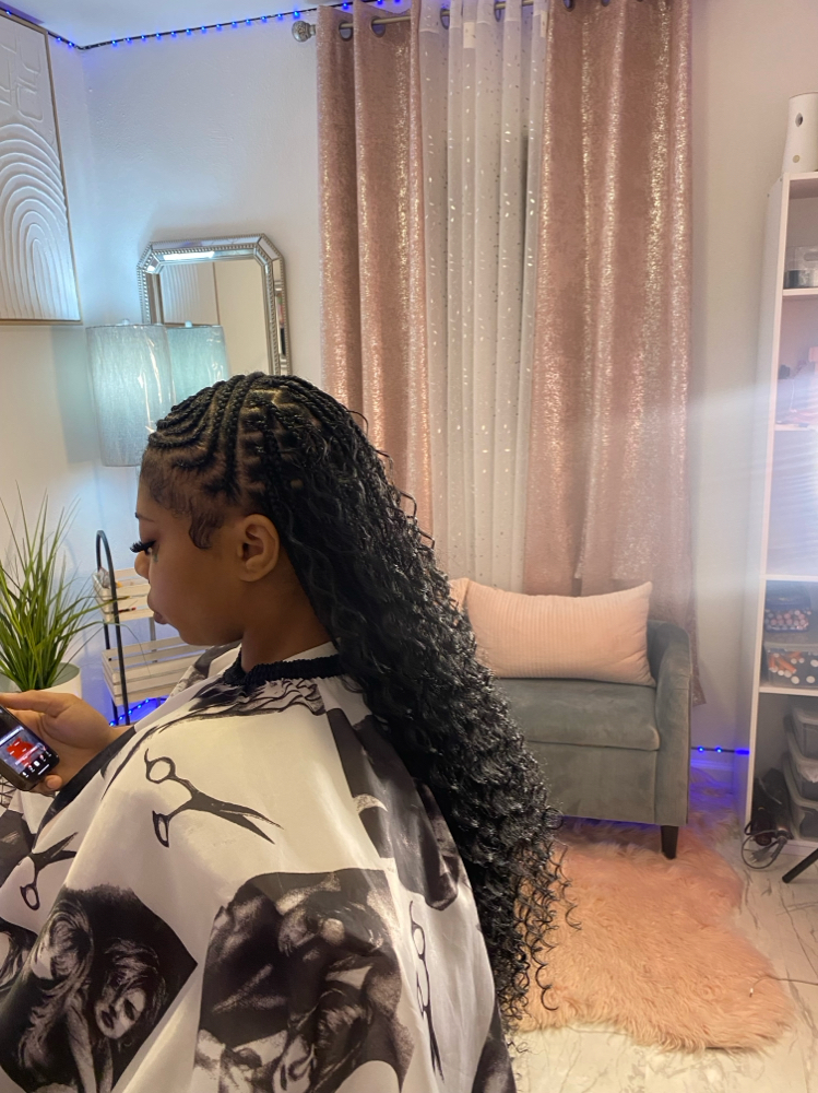 30” Half Lemonade & Boho Knotless