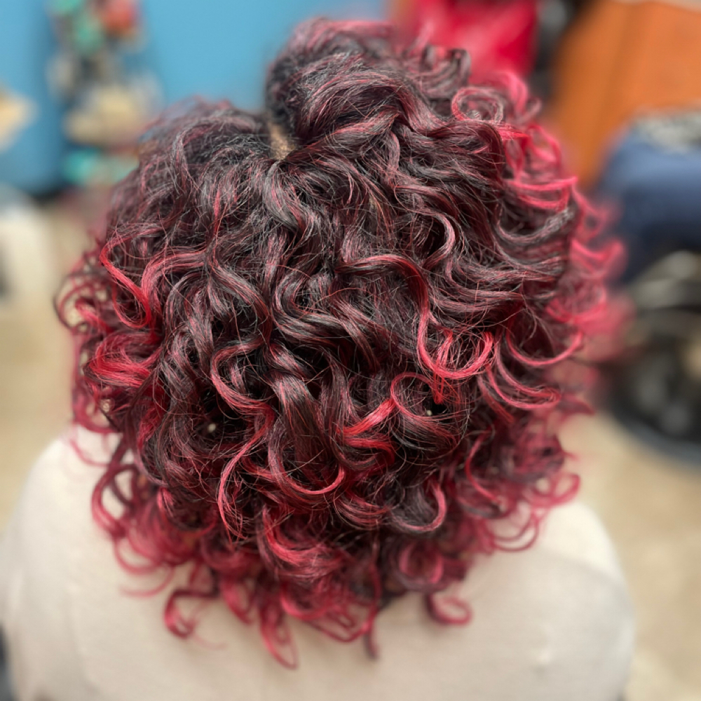 Crochet Braids with Loose Bulk Hair at Hair By ElahVee in Omaha, NE