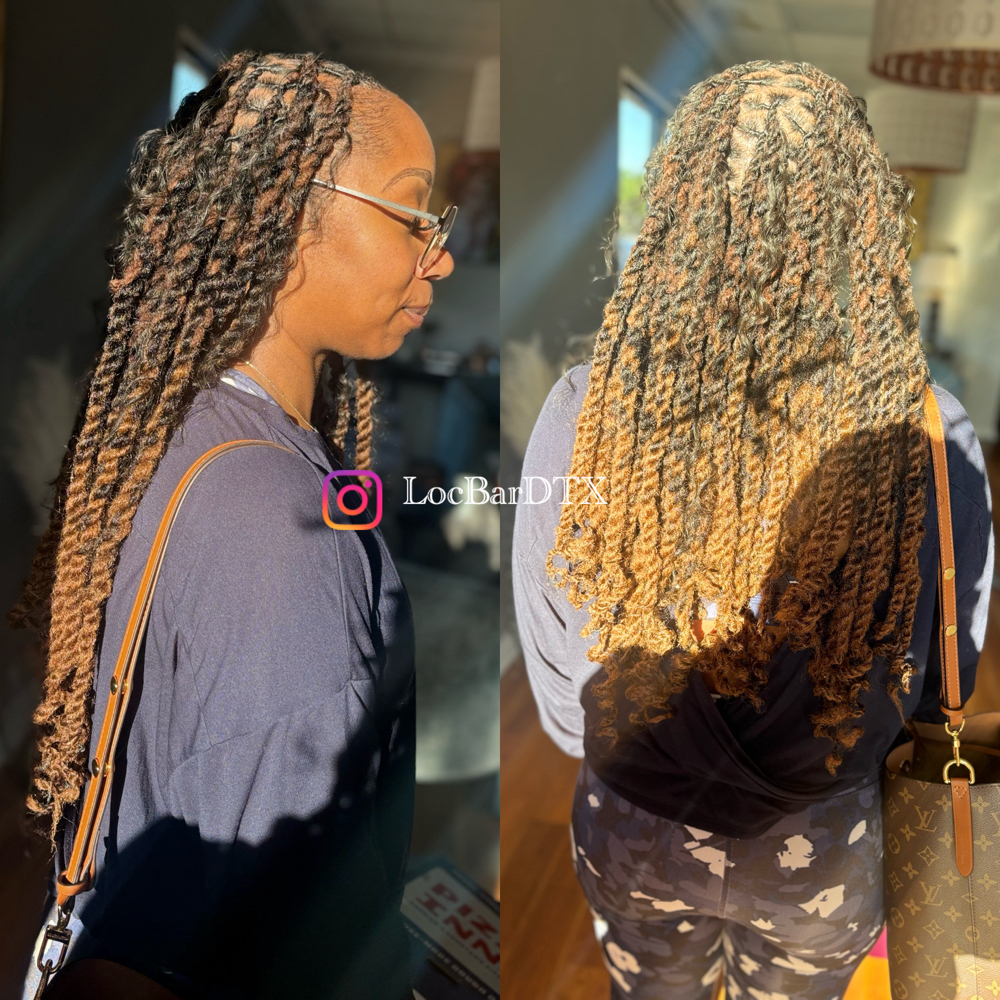 Boho Mermaid Twists W/Curls