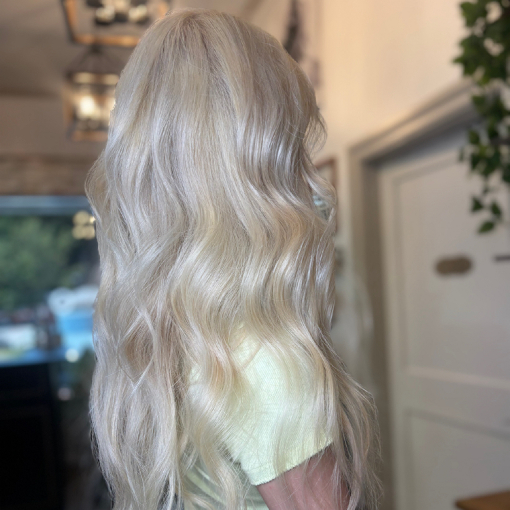 Platinum Card Root Retouch at Beige beauty lounge llc in Johnston, RI