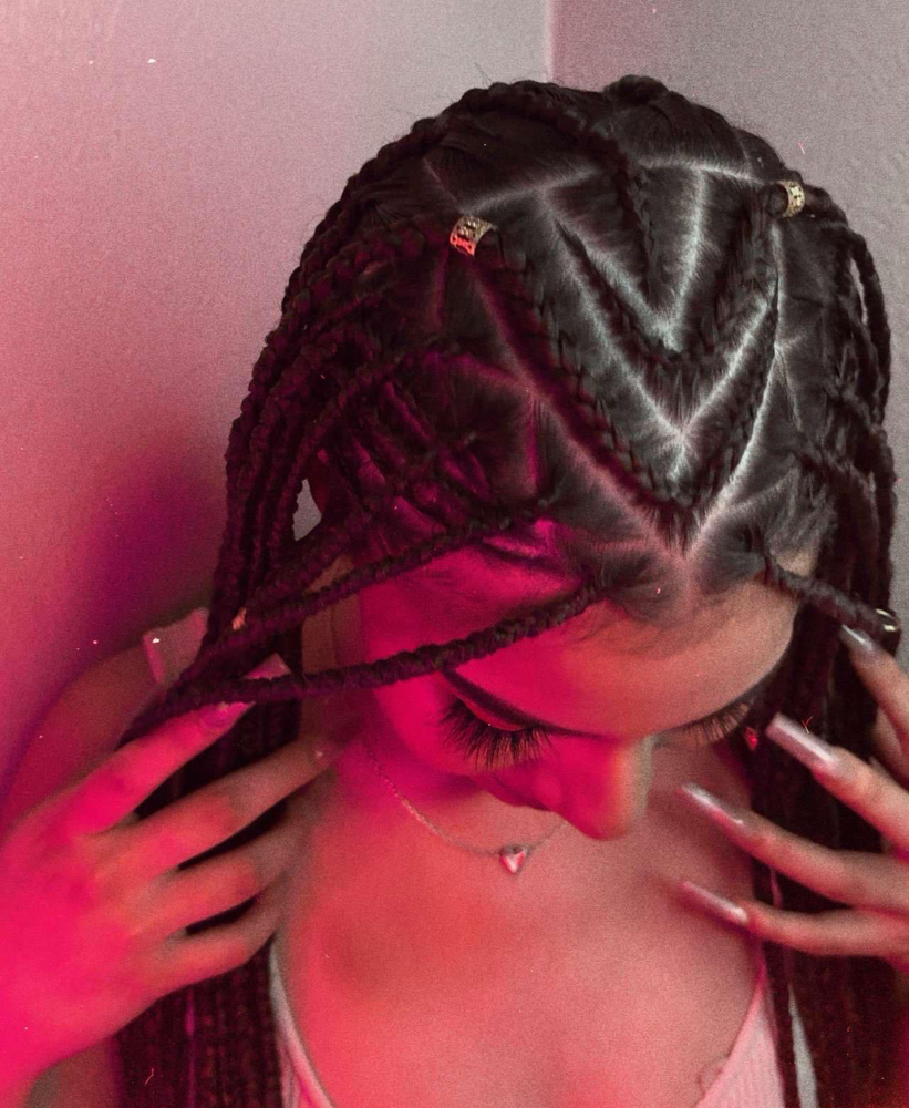 Knotless Braids at Halo in lubbock, TX